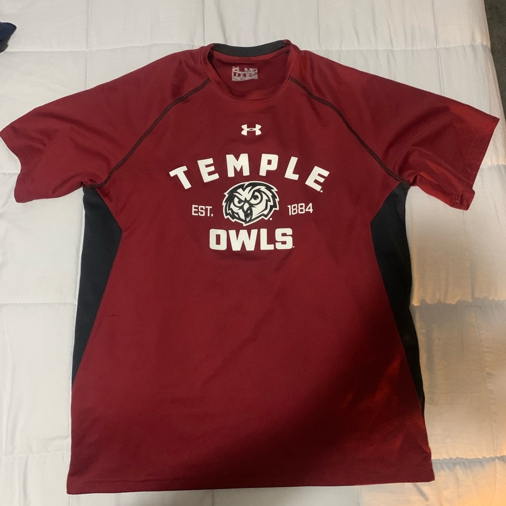 Under armour Mens Temple University shirt